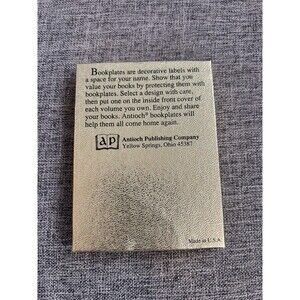 Antioch Publishing Company Book Plates Floral Design Set Of 23